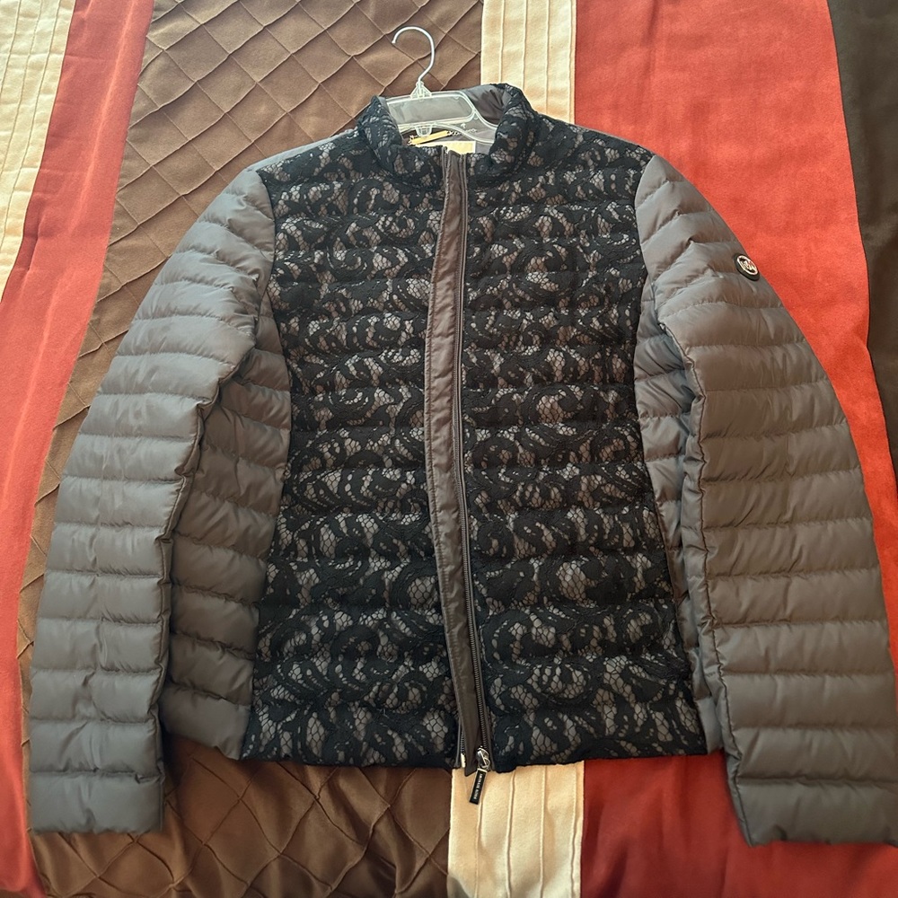 Michael Kors Lace Puffer Coat